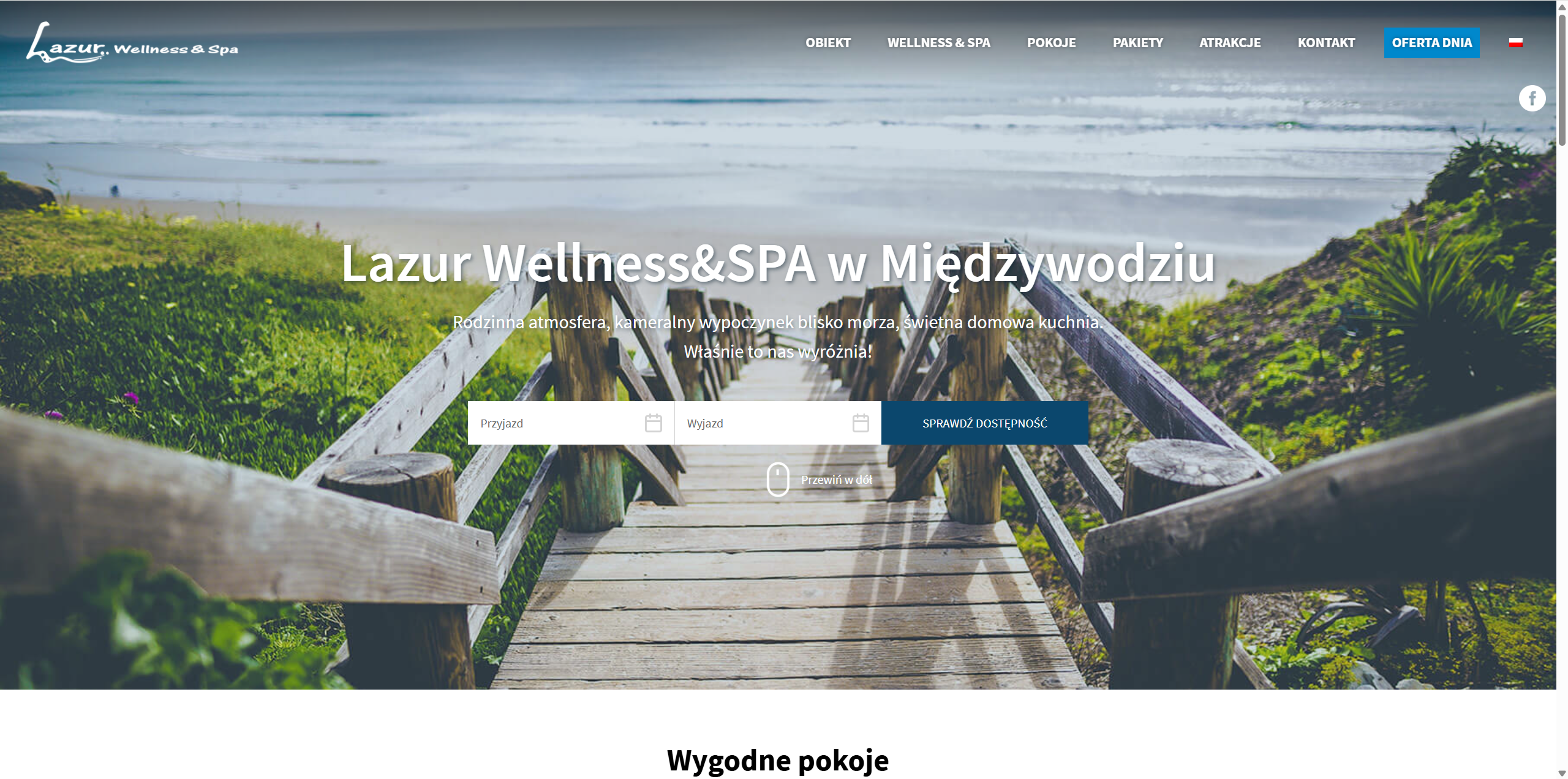 Międzywodzie aktywnie - noclegi z wyżywieniem blisko tras rowerowych i atrakcji