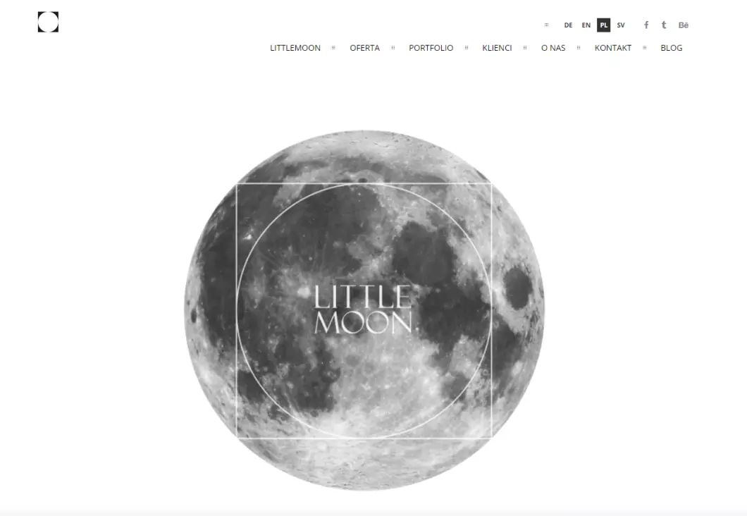 Zrzut ekranu strony Modelowanie 3D, wizualizacje, animacje, rzuty - Little Moon 3D Studio